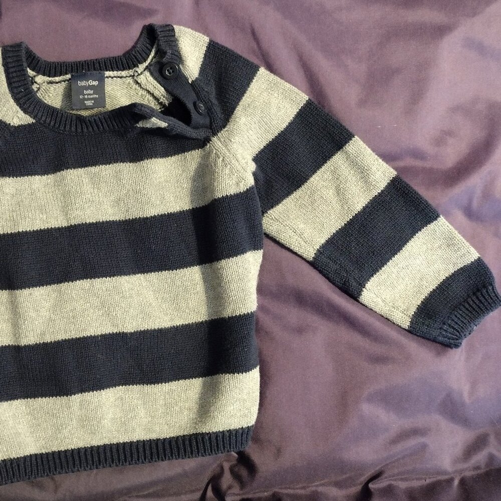Striped toddler sweater